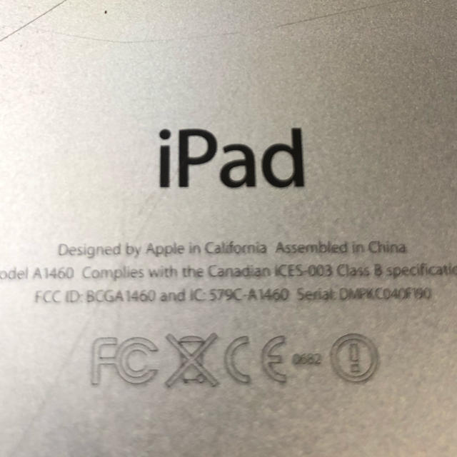 iPad (第 4 世代) Wi-Fi + Cellular A1460 完動品 2
