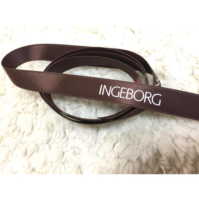 INGEBORG(インゲボルグ)のインゲボルグ    サテンリボン 非売品 ハンドメイドの素材/材料(各種パーツ)の商品写真