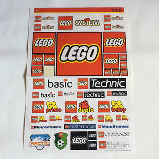 レゴ(Lego)のLEGO非売品ステッカー Technic duplo Mind Storms (その他)