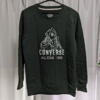 コンバース(CONVERSE)の裏起毛あったかconverseスウェット(カーキ)(トレーナー/スウェット)