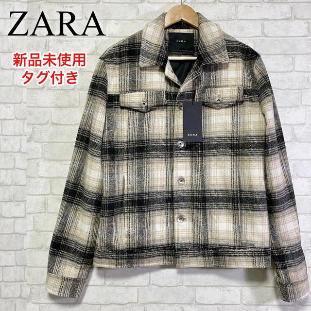 ☆新品未使用☆【ZARA】ザラ チェック柄 ジャケット アウター/Mサイズ | フリマアプリ ラクマ