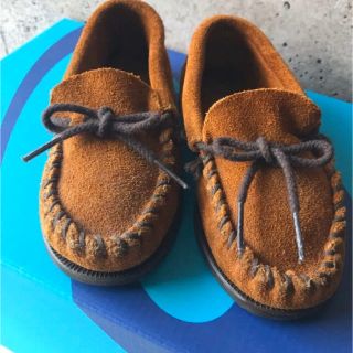 ミネトンカ(Minnetonka)のミネトンカ　モカシン　キッズモカシン　15cm 16cm キッズシューズ　(スリッポン)