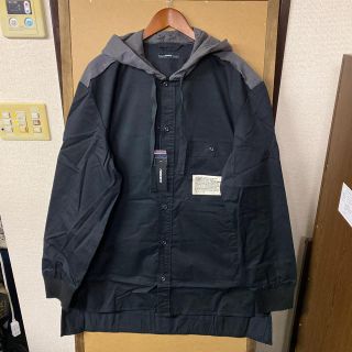 ディーゼル(DIESEL)の【新品】DIESEL ビッグサイズ デザインシャツパーカー XLサイズ(シャツ)