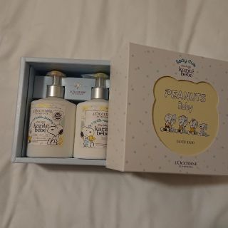 ロクシタン(L'OCCITANE)の【新品】L'OCCITANE  SNOOPY シアベイビーボディデュオ(乳液/ミルク)