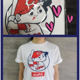 エックスガール(X-girl)のX-girl×広島カープTEE(Tシャツ(半袖/袖なし))