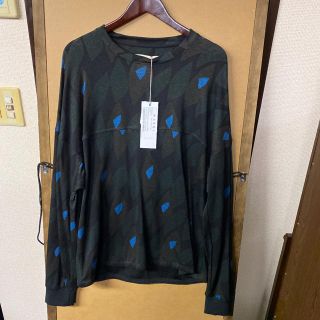 マルニ(Marni)の【新品】MARNI 総柄 長袖カットソー 50 Lサイズ(Tシャツ/カットソー(七分/長袖))