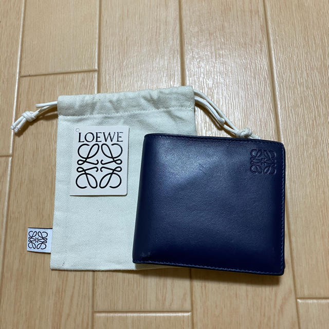 美品　Loewe 二つ折り財布