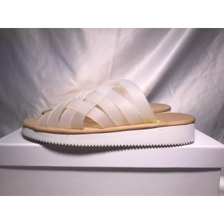 ガンリュウ(GANRYU)のFUMITO GANRYU SILICONE SANDAL BEIGE 1(サンダル)