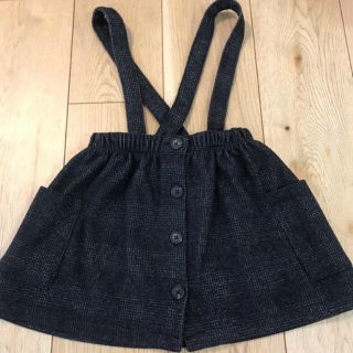 ザラキッズ(ZARA KIDS)のZara kids ストラップ付きスカート　116cm(スカート)