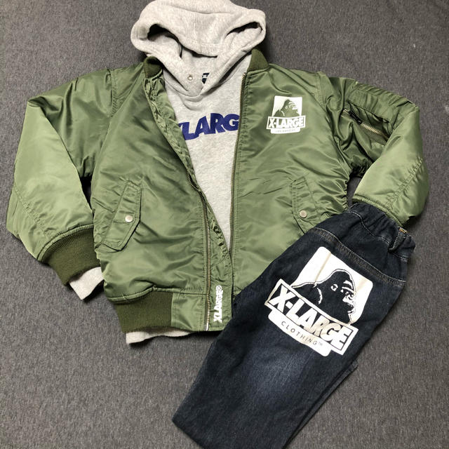 XLARGE(エクストララージ)のxlarge kidsまとめ売り キッズ/ベビー/マタニティのキッズ服男の子用(90cm~)(Tシャツ/カットソー)の商品写真