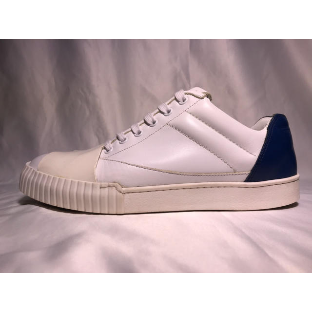 Marni Leather Sneakers WHT/NAV 40メンズ