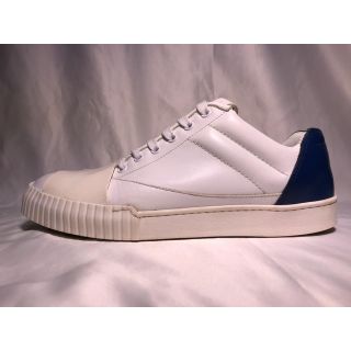 マルニ(Marni)のMarni Leather Sneakers WHT/NAV 40(スニーカー)