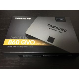 サムスン(SAMSUNG)の新品未使用 SAMSUNG SSD 860 QVO 1TB(PCパーツ)