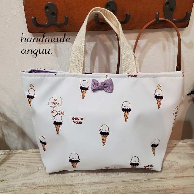 gelato pique(ジェラートピケ)の｛gelato pique×SNOOPY｝お散歩bag♪ ハンドメイドのファッション小物(その他)の商品写真