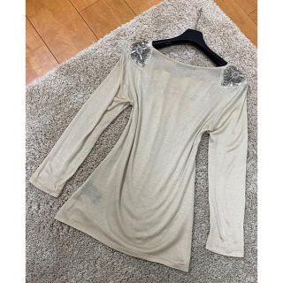 アナイ(ANAYI)の美品！アナイ　カットソー トップス　サイズ38(カットソー(長袖/七分))