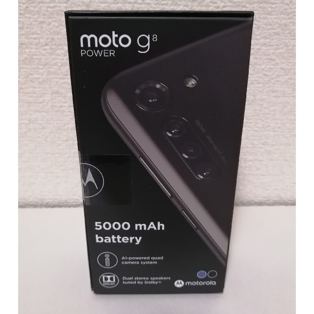 【新品】モトローラ simフリースマートフォン moto g8 power