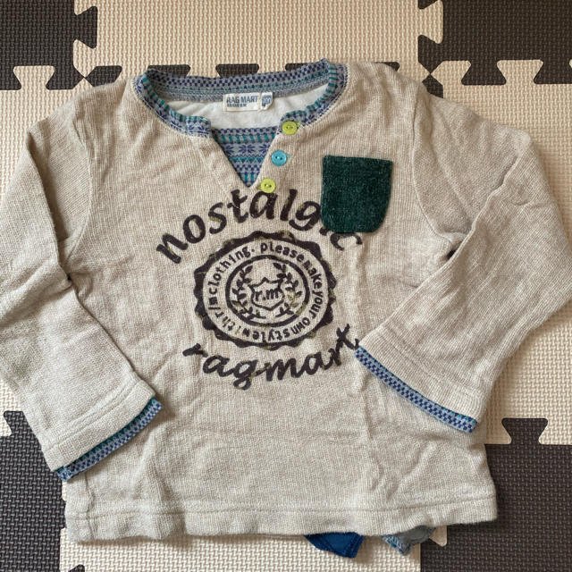 RAG MART(ラグマート)のラグマート　ロンT 100cm キッズ/ベビー/マタニティのキッズ服男の子用(90cm~)(Tシャツ/カットソー)の商品写真