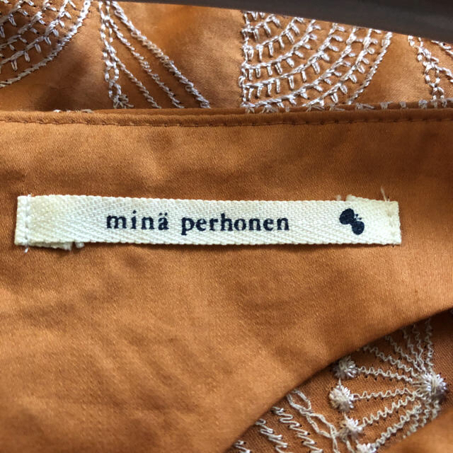 mina perhonen/ onion 刺繍ブラウス 暖か色♥