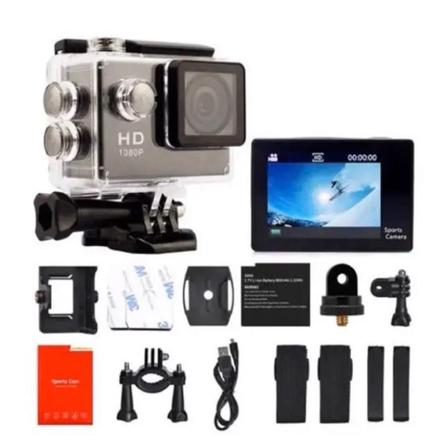 GoPro(ゴープロ)のアクションカメラ HD 高画質 防水 GoPro類似品 スマホ/家電/カメラのカメラ(ビデオカメラ)の商品写真