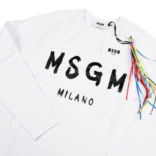 エムエスジイエム(MSGM)のMSGM エムエスジーエム ホワイトトレーナー S (スウェット)