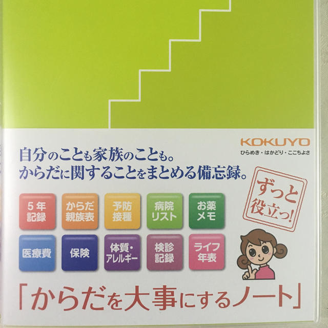 コクヨ(コクヨ)の新品☆ KOKUYO からだを大事にするノート 2冊セット エンタメ/ホビーの本(健康/医学)の商品写真