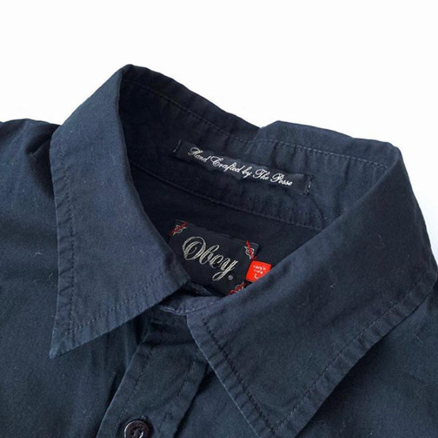 RAF SIMONS(ラフシモンズ)の転写デザイン オーバーシャツ 古着 上質 ラフシモンズ風 メンズのトップス(シャツ)の商品写真