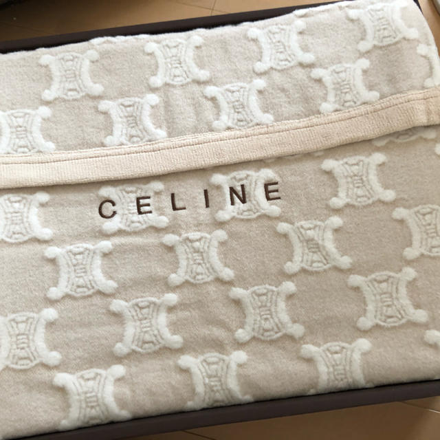 celine(セリーヌ)のセリーヌ　綿毛布 インテリア/住まい/日用品の寝具(毛布)の商品写真