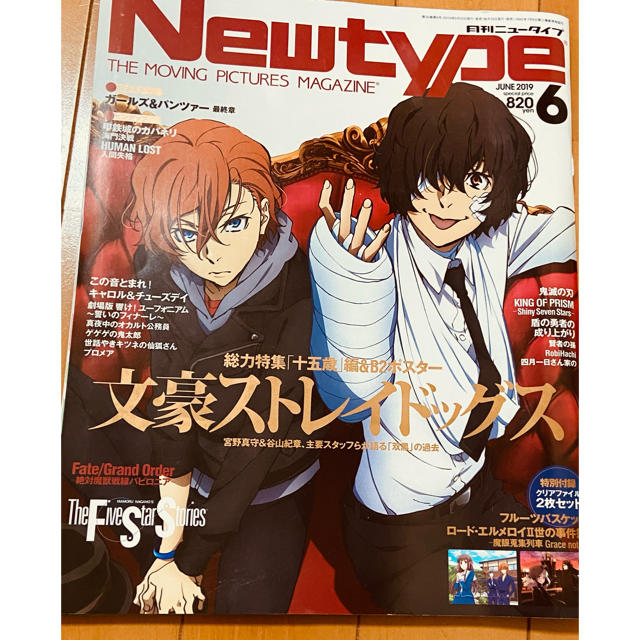 角川書店(カドカワショテン)のNewtype (ニュータイプ) 2019年 06月号 エンタメ/ホビーの雑誌(アート/エンタメ/ホビー)の商品写真