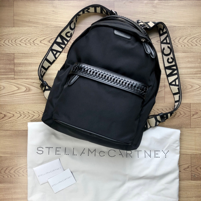 Stella McCartney(ステラマッカートニー)の新品 ステラマッカートニー  フィラベラ バックパック リュック ブラック レディースのバッグ(リュック/バックパック)の商品写真