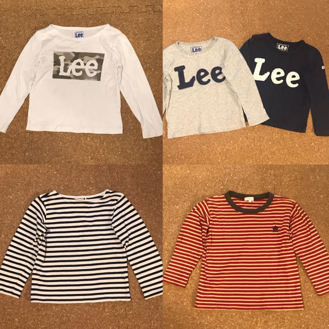 Lee(リー)のゆう様専用＊長袖Tシャツセット＋ミッキーパーカー キッズ/ベビー/マタニティのキッズ服男の子用(90cm~)(Tシャツ/カットソー)の商品写真