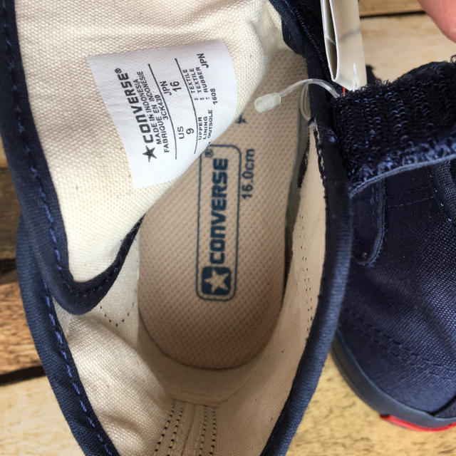 CONVERSE(コンバース)のキッズ　コンバース　ハイカット16㎝　子供　運動靴　新品 キッズ/ベビー/マタニティのキッズ靴/シューズ(15cm~)(スニーカー)の商品写真