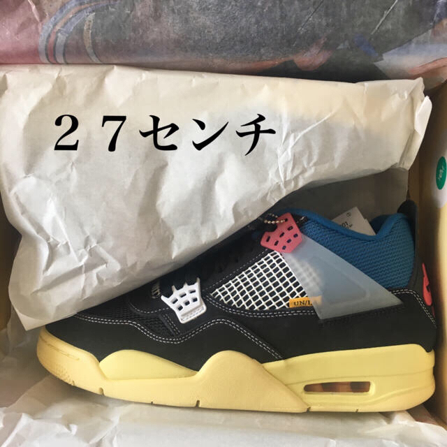 メンズUNION x NIKE AIR JORDAN 4 "OFF-NOIR"