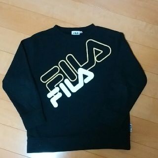 フィラ(FILA)のFILA　黒色トレーナー140サイズ(Tシャツ/カットソー)