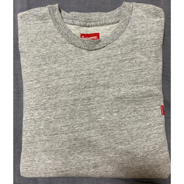 Supreme(シュプリーム)のsupreme S/S pocket tee M グレー メンズのトップス(Tシャツ/カットソー(半袖/袖なし))の商品写真