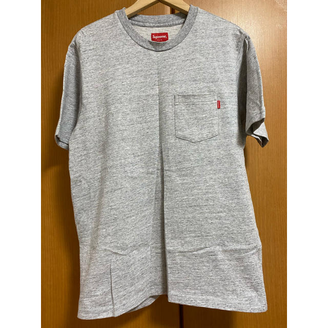 Supreme(シュプリーム)のsupreme S/S pocket tee M グレー メンズのトップス(Tシャツ/カットソー(半袖/袖なし))の商品写真