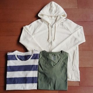 ムジルシリョウヒン(MUJI (無印良品))の無印良品  パーカー＆Tシャツ 2枚セット(パーカー)