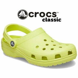 クロックス(crocs)の30cm クロックス クラシック クロッグ classic Clog イエロー系(サンダル)