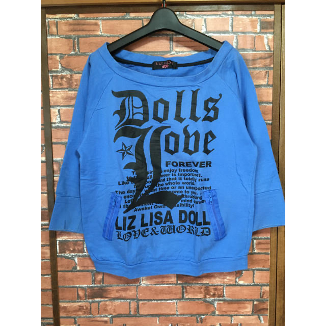 LIZ LISA doll(リズリサドール)のリズリサドール LIZ LISA DOLL チュニック ドルマンロンT プリント レディースのトップス(Tシャツ(長袖/七分))の商品写真