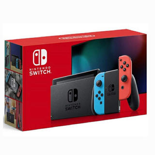 ニンテンドースイッチ(Nintendo Switch)の新品未開封　任天堂スイッチ　Switch 本体　ネオンブルーレッド(家庭用ゲーム機本体)