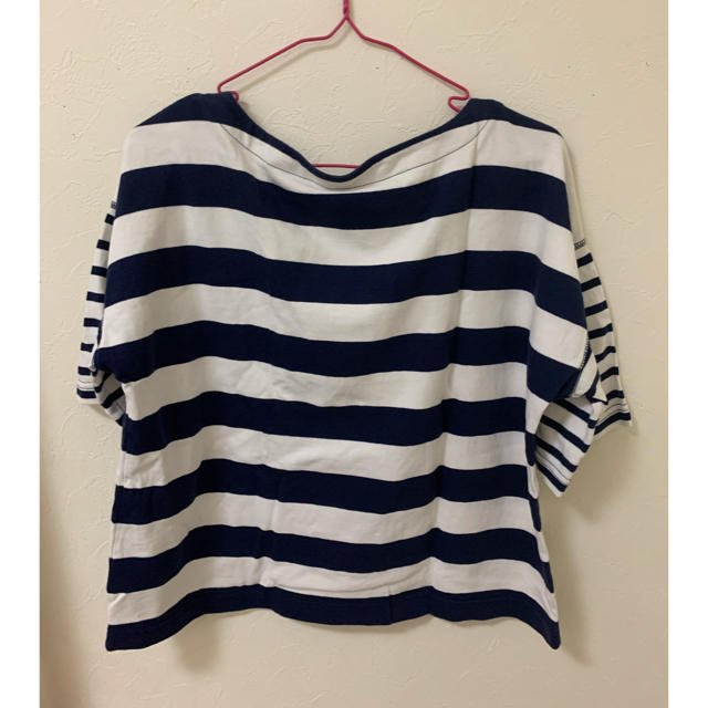 GAP(ギャップ)のGAP ボーダーカットソー　Tシャツ レディースのトップス(Tシャツ(半袖/袖なし))の商品写真