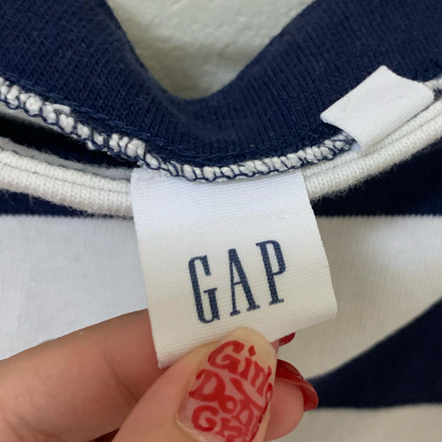 GAP(ギャップ)のGAP ボーダーカットソー　Tシャツ レディースのトップス(Tシャツ(半袖/袖なし))の商品写真