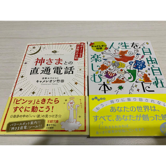 神さまとの直通電話 人生を自由自在に楽しむ本 2冊セット エンタメ/ホビーの本(文学/小説)の商品写真