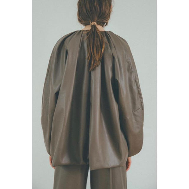 送料無料 CLANE EGG FAKE LEATHER JACKET クラネ【週末限定】 - 通販
