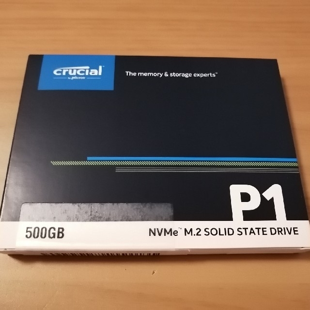 PC/タブレットCrucial P1 500GB SSD M.2. NVMe