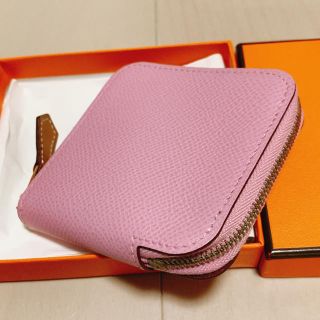 エルメス(Hermes)のエルメス　シルクイン　コインケース　新品　赤道直下　ピンク(財布)