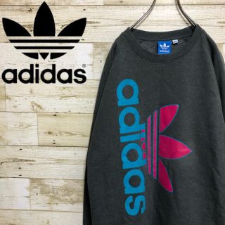 アディダス(adidas)の【メキシコ製】アディダス(adidas)☆ビッグロゴ スウェット トレーナー(スウェット)