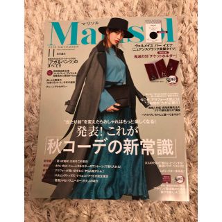 マリソル  11月号　　本誌のみ　最新(ファッション)