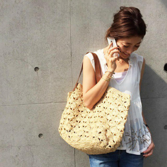 TODAYFUL Raffia Croshet Bag