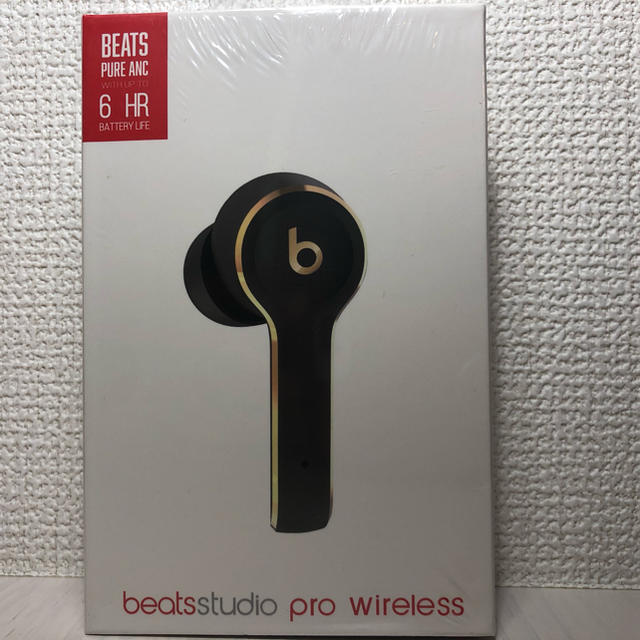 【新品】早い者勝ち！beatsstudio pro wireles 黒金ヘッドフォン/イヤフォン