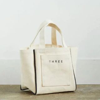 スリー(THREE)のTHREE オリジナル  ノベルティ スワッグバッグ(トートバッグ)